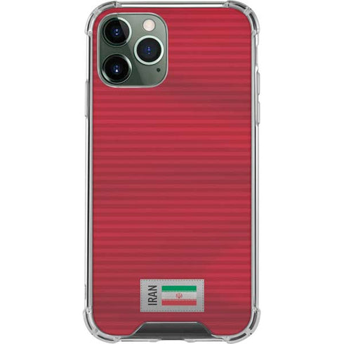 Iran Soccer Flag iPhone 12 Pro Clear Case